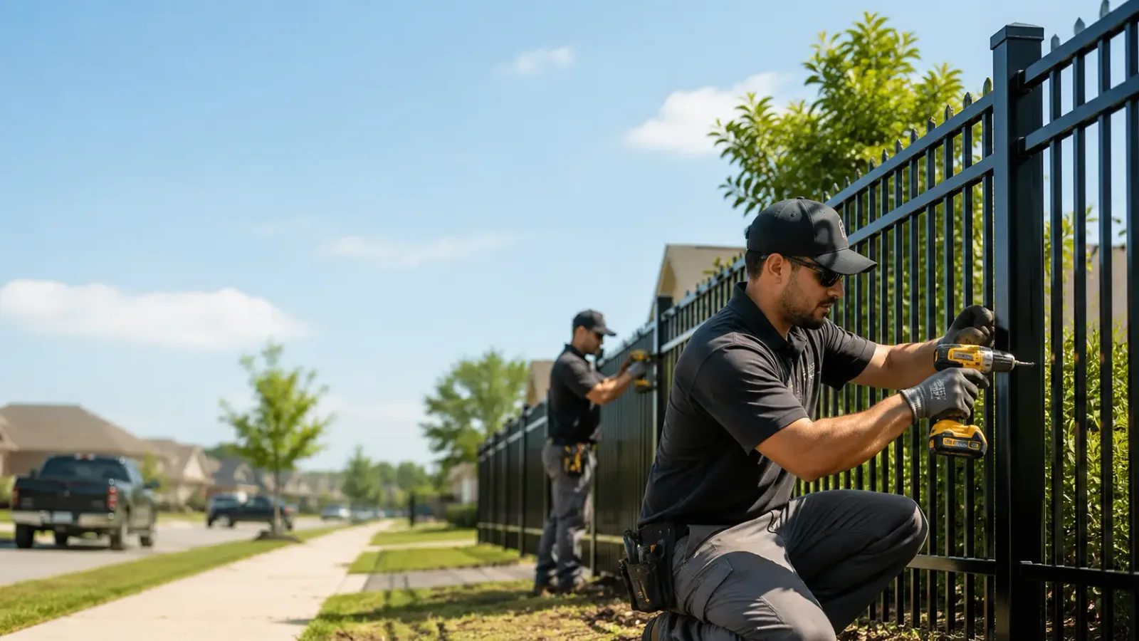 Metal Fence Installation in Portland, OH